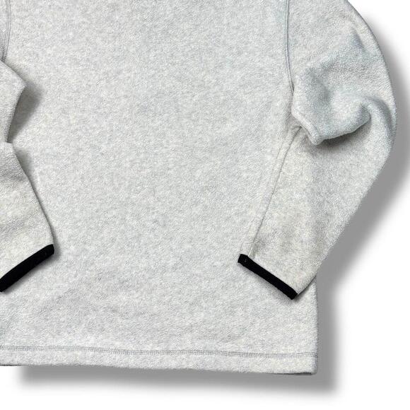 Vintage Old Navy 1/4 Zip Fleece Sweatshirt Y2K White Logo Patch Skater Men Sz M - Picture 11 of 13